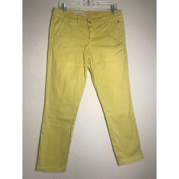 Pilcro and the Letterpress Hypen Mustard Pants - Picture 2 of 7